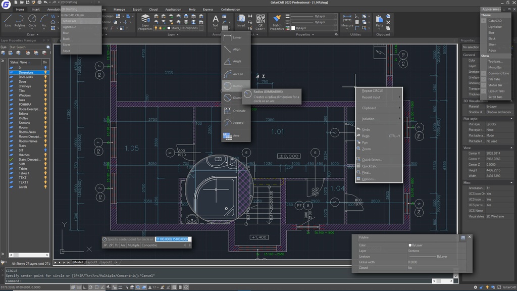 GstarCAD Standard 2020